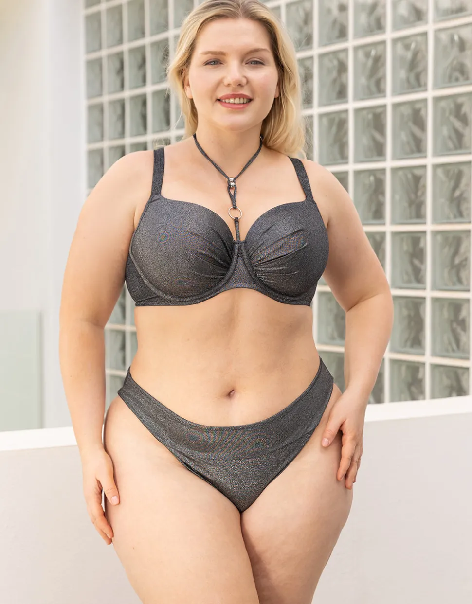 Bikini-Brazilian Valencia Glam silver
