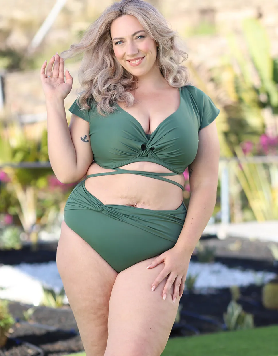 Bikini-High-Panty Mambo olive