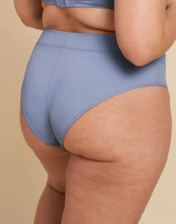 Bikini-High-Panty Monaco bluegrey