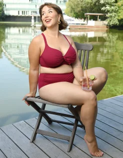 Bikini-High-Waist-Panty Valencia cherry