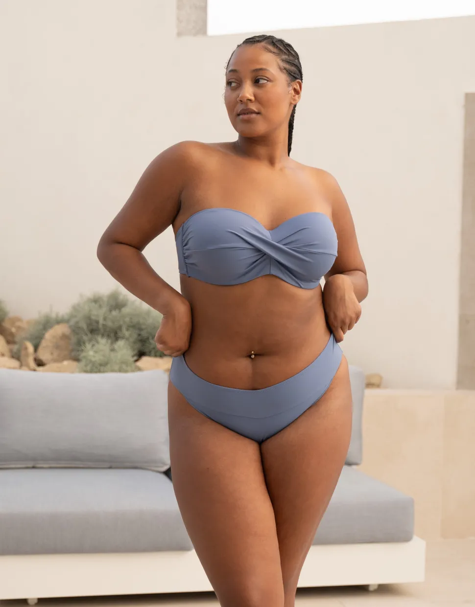 Bikini-Panty Valencia bluegrey