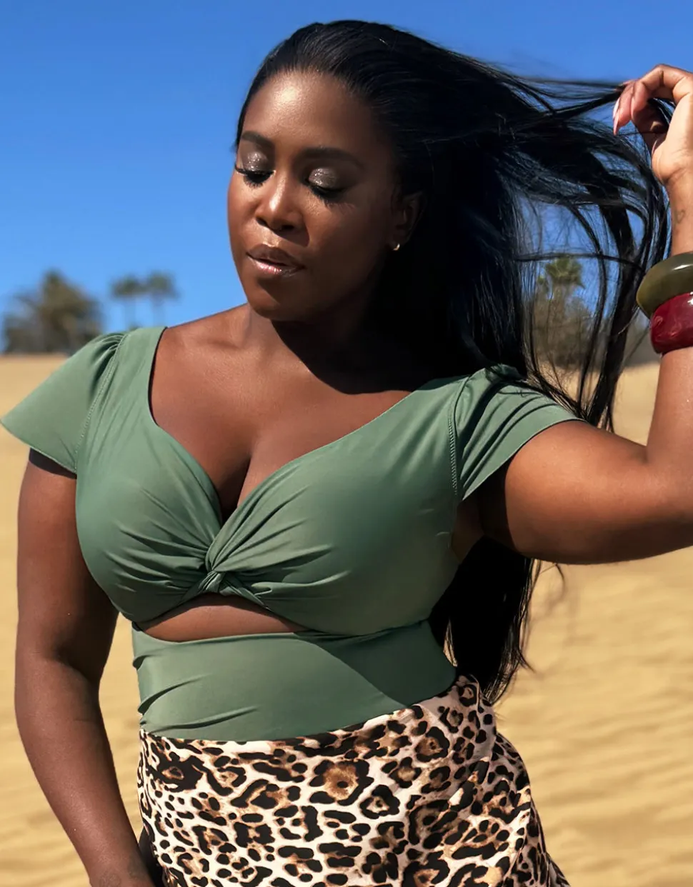Bikini-Top Mambo olive