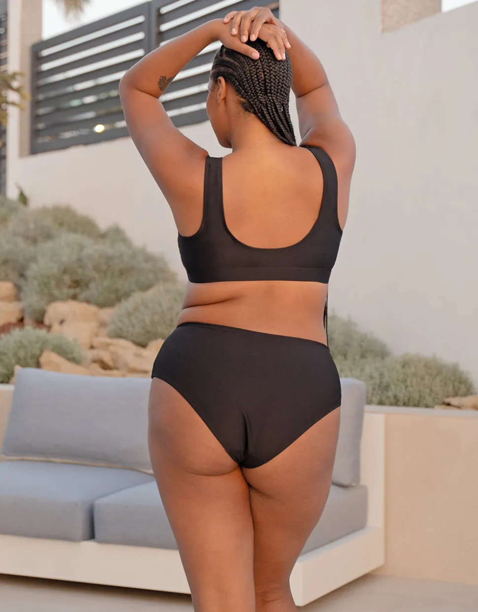 Bikini-Top ohne Verschluss Porto black