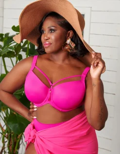 Bikini-Top Palma pink