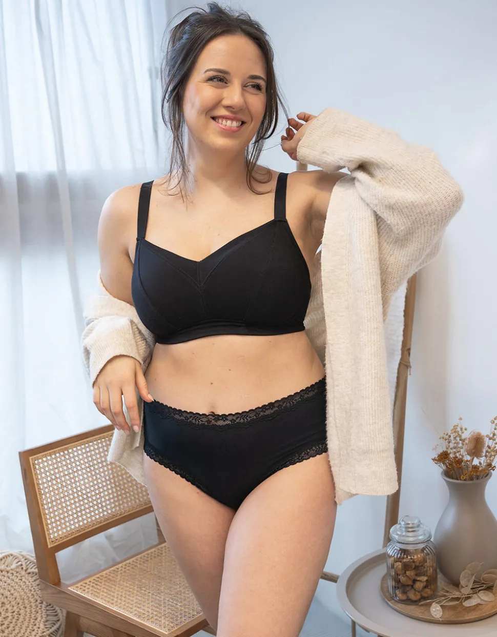 Bralette Cozyma black