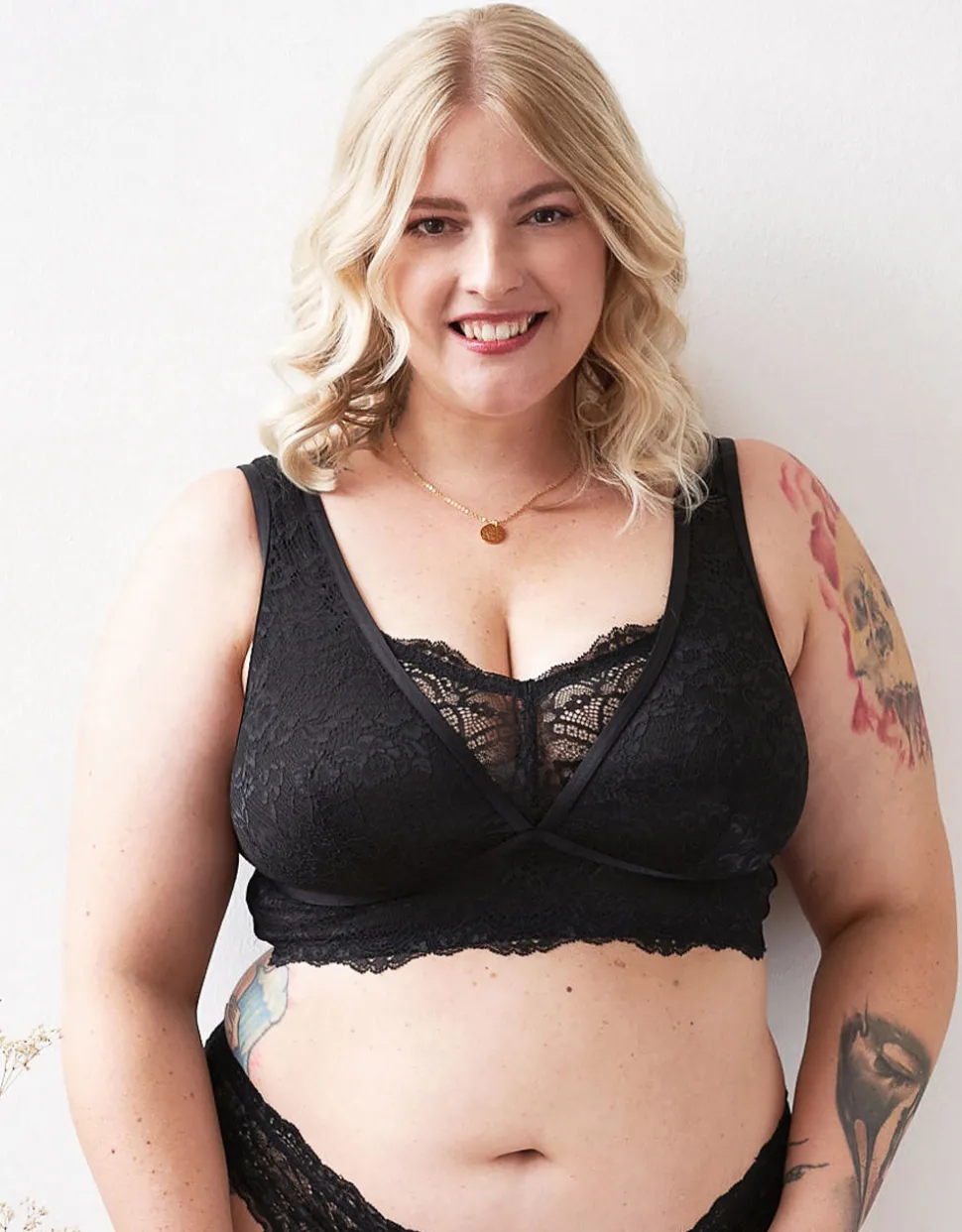 Bralette Eliana Satin black