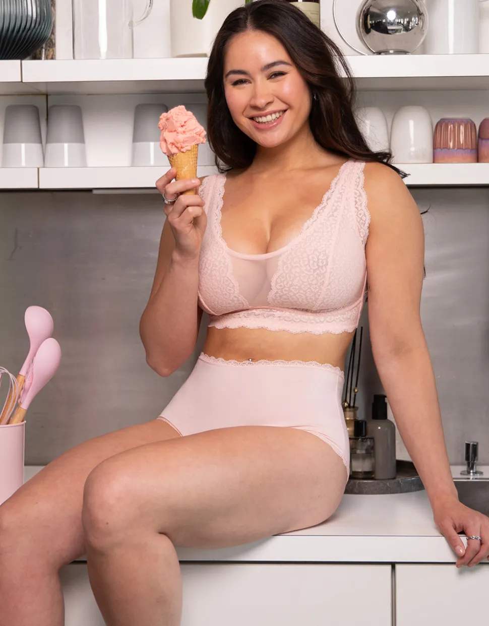 Bralette Elva blush