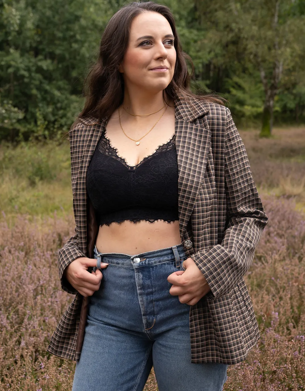 Bralette ohne Verschluss Sensla black
