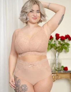 Bralette ohne Verschluss Sensla cappuccino