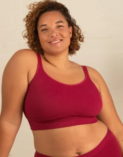 Bustier Freeda bordeaux