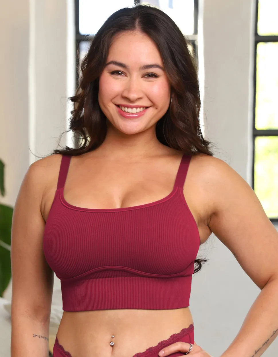 Bustier-Set 2x Freeda bordeaux