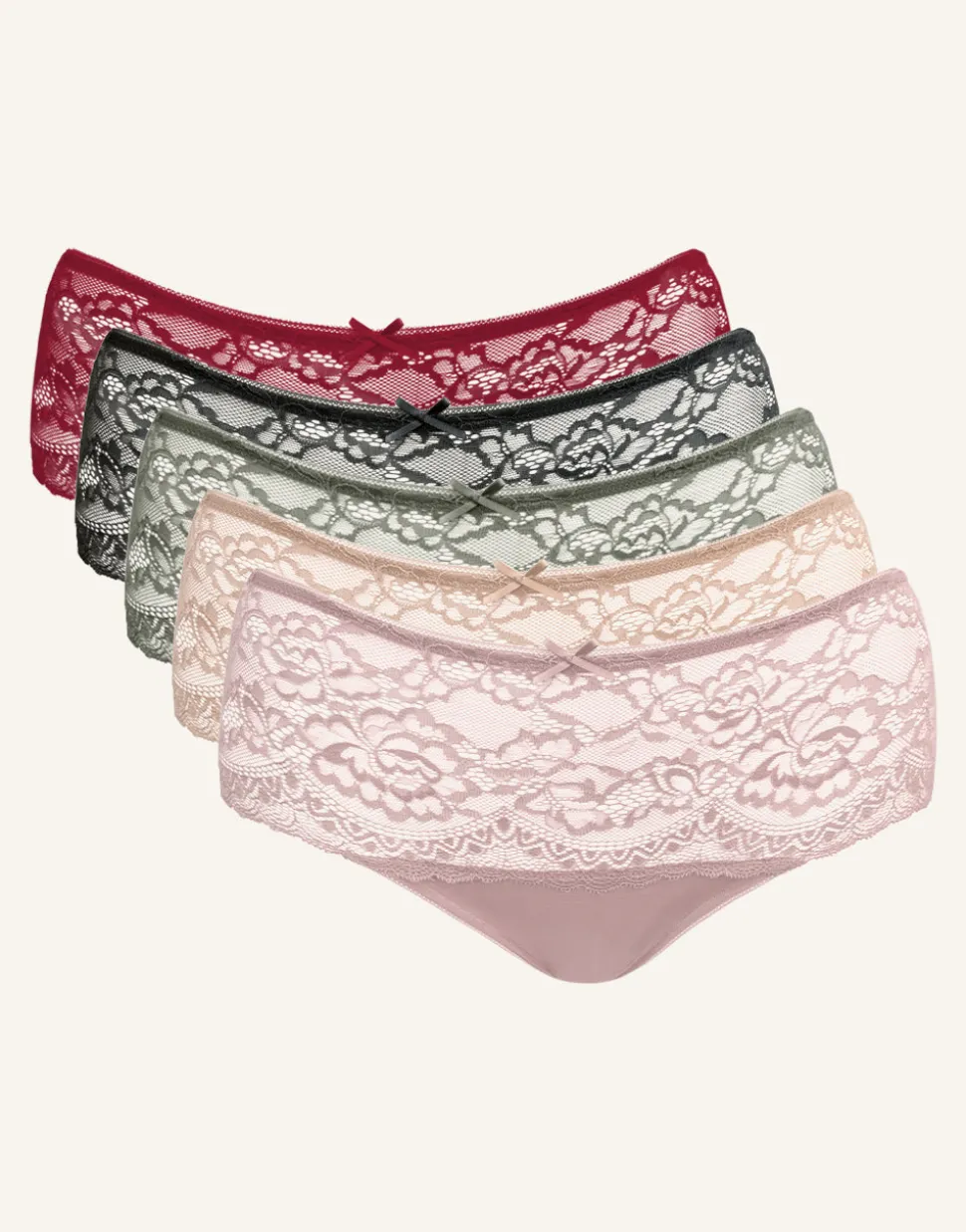 Herbst-High-Panty-Set 5x Lace Basic