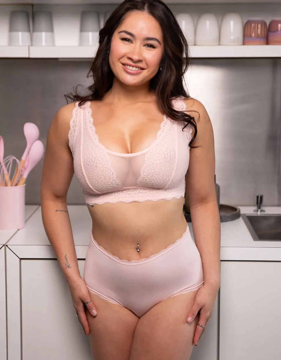High-Panty Basic blush