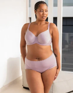 High-Panty Basic violetgrey