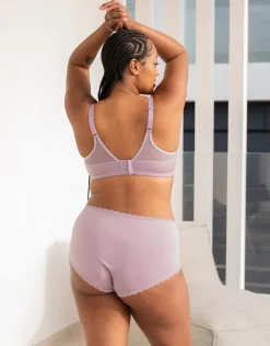 High-Panty Basic violetgrey