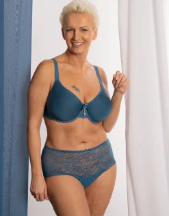 High-Panty Lace Basic teal