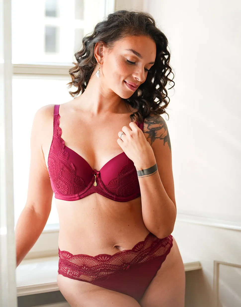 High-Panty Pure Divine bordeaux