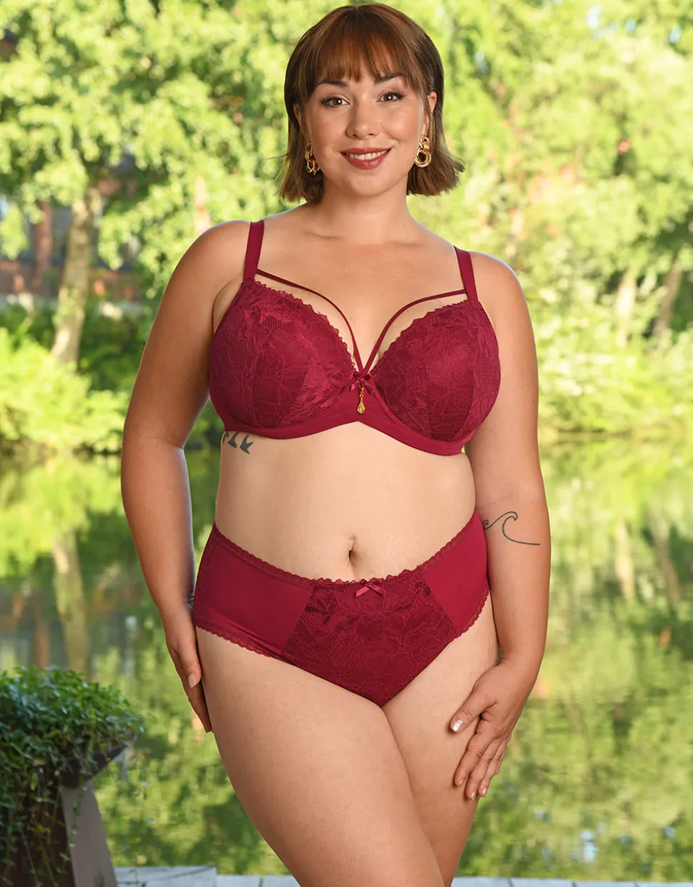 High-Panty Vienna bordeaux