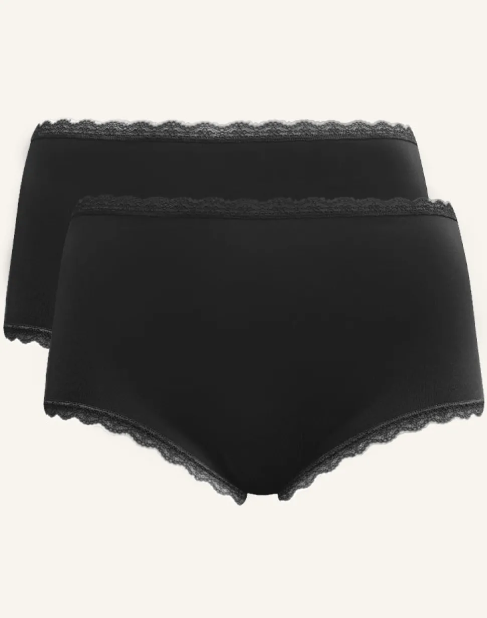 High-Panty-Set 2x Basic black