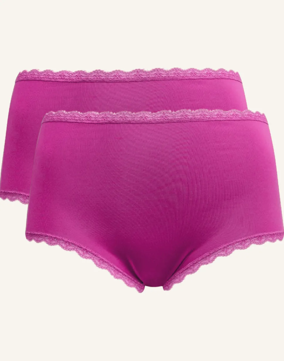High-Panty-Set 2x Basic orchid