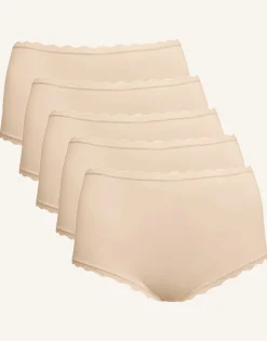 High-Panty-Set 5x Basic pale