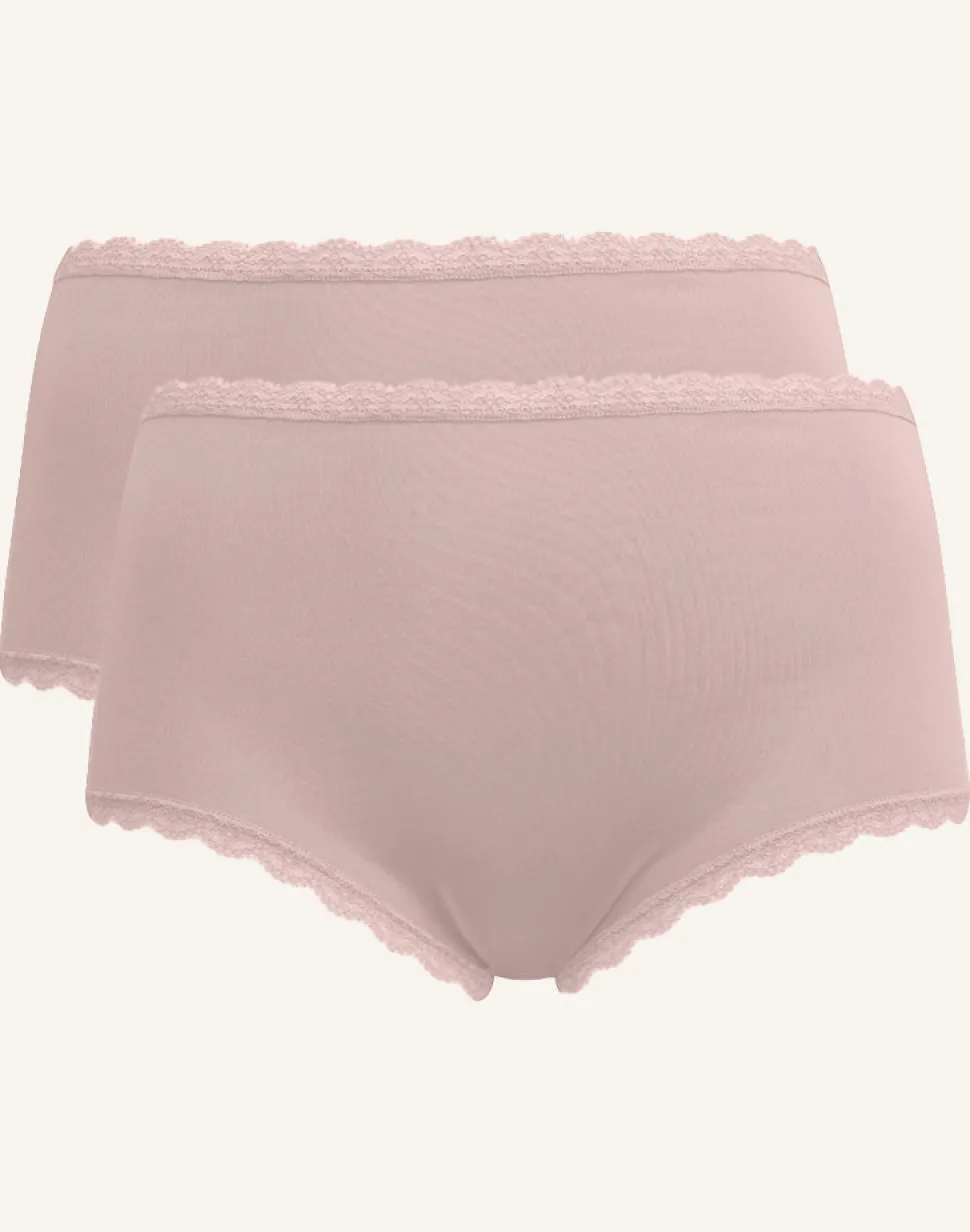 High-Panty-Set 2x Basic rose