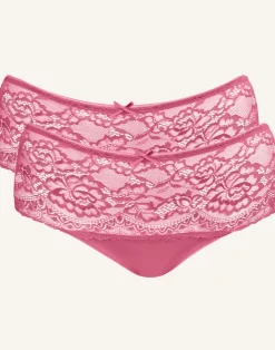 High-Panty-Set 2x Lace Basic roseberry