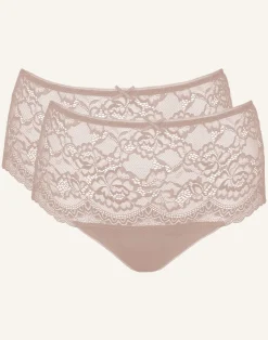 High-String-Set 2x Lace Basic cappuccino