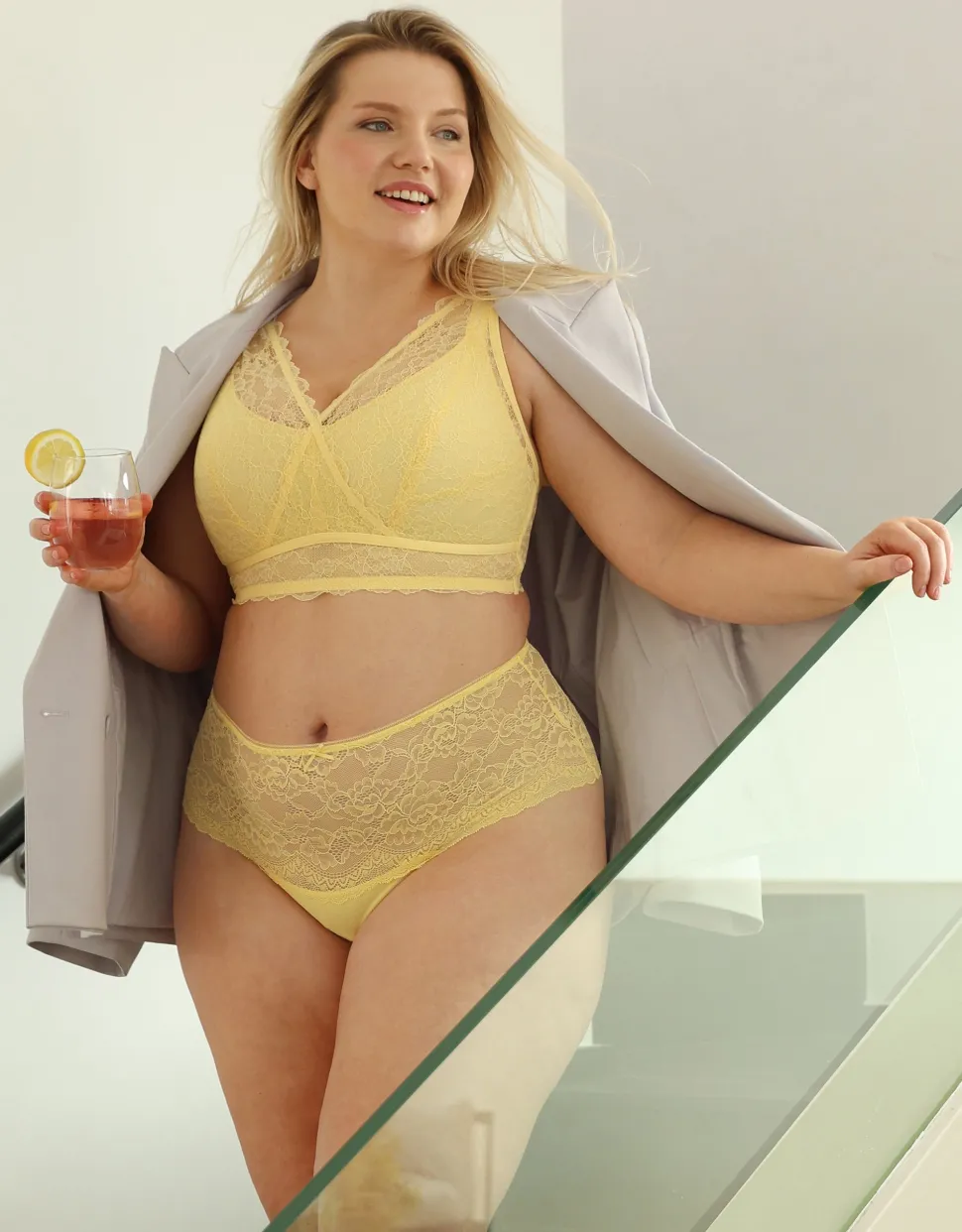 High-String-Set 2x Lace Basic butter