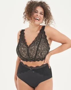 High-Waist-Panty Sophia black/beige