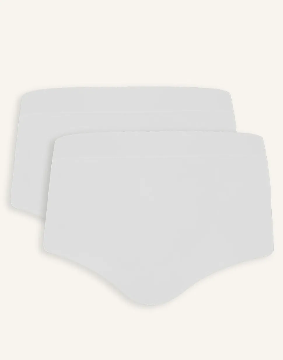 High-Waist-Panty-Set 2x Cozy Basic ivory