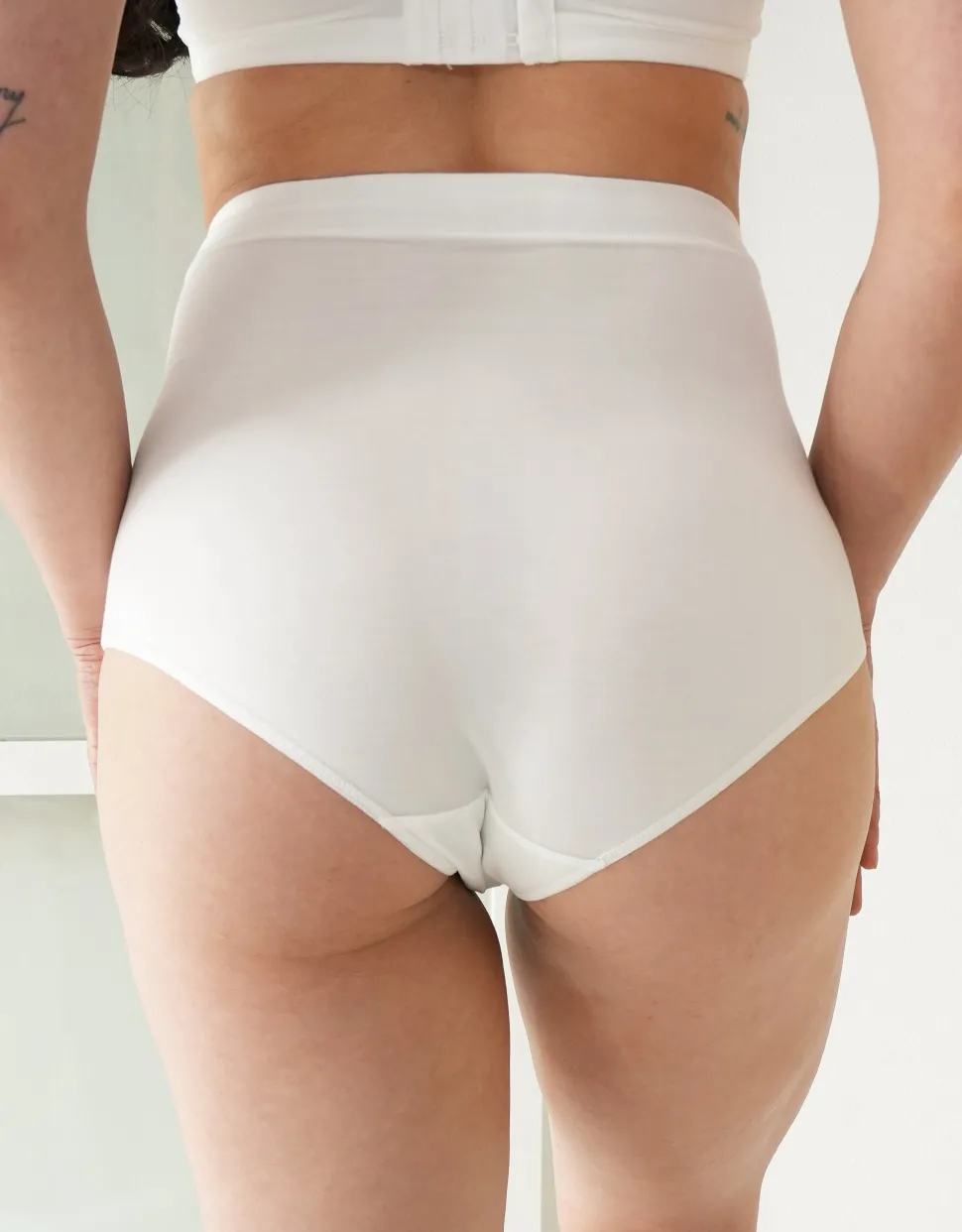 High-Waist-Panty-Set 2x Cozy Basic ivory