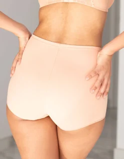 High-Waist-Shorts Basic cappuccino