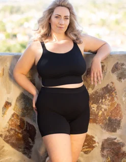 High-Waist-Shorts Freeda black