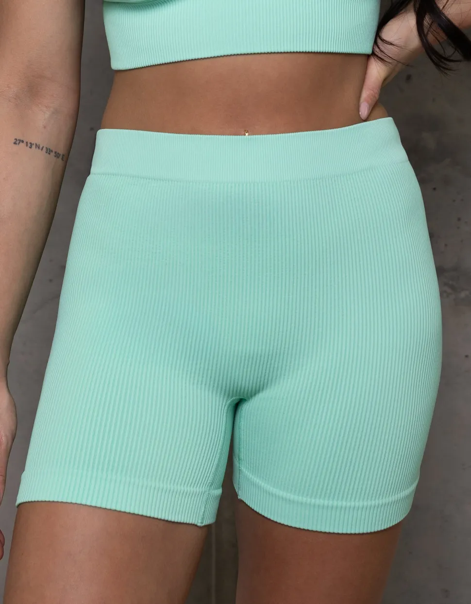 High-Waist-Shorts Freeda mint