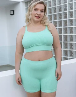 High-Waist-Shorts Freeda mint
