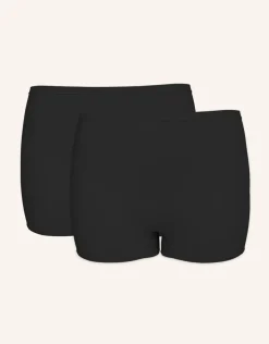 High-Waist-Shorts-Set 2x Basic black