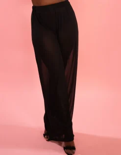 Hose Sheer transparent black