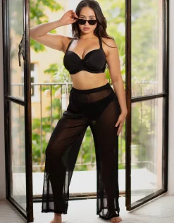 Hose Sheer transparent black