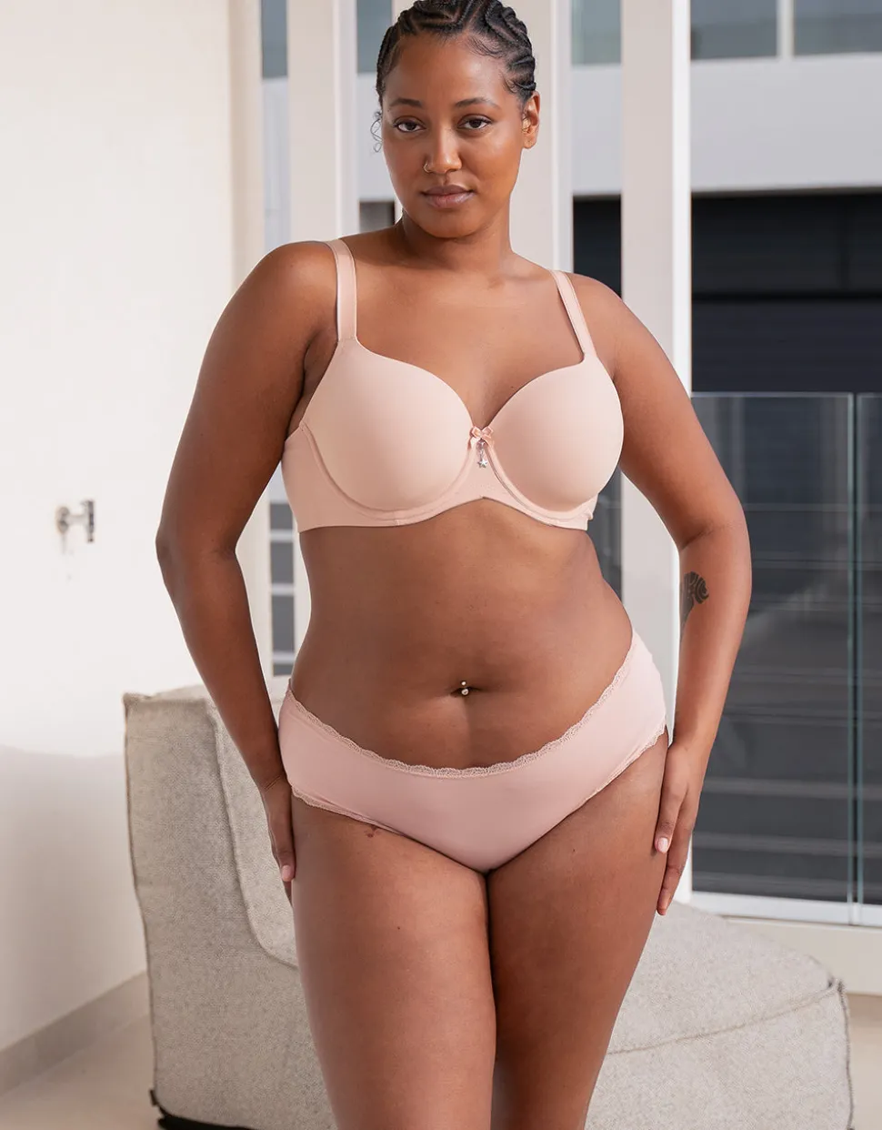 Panty Basic rose