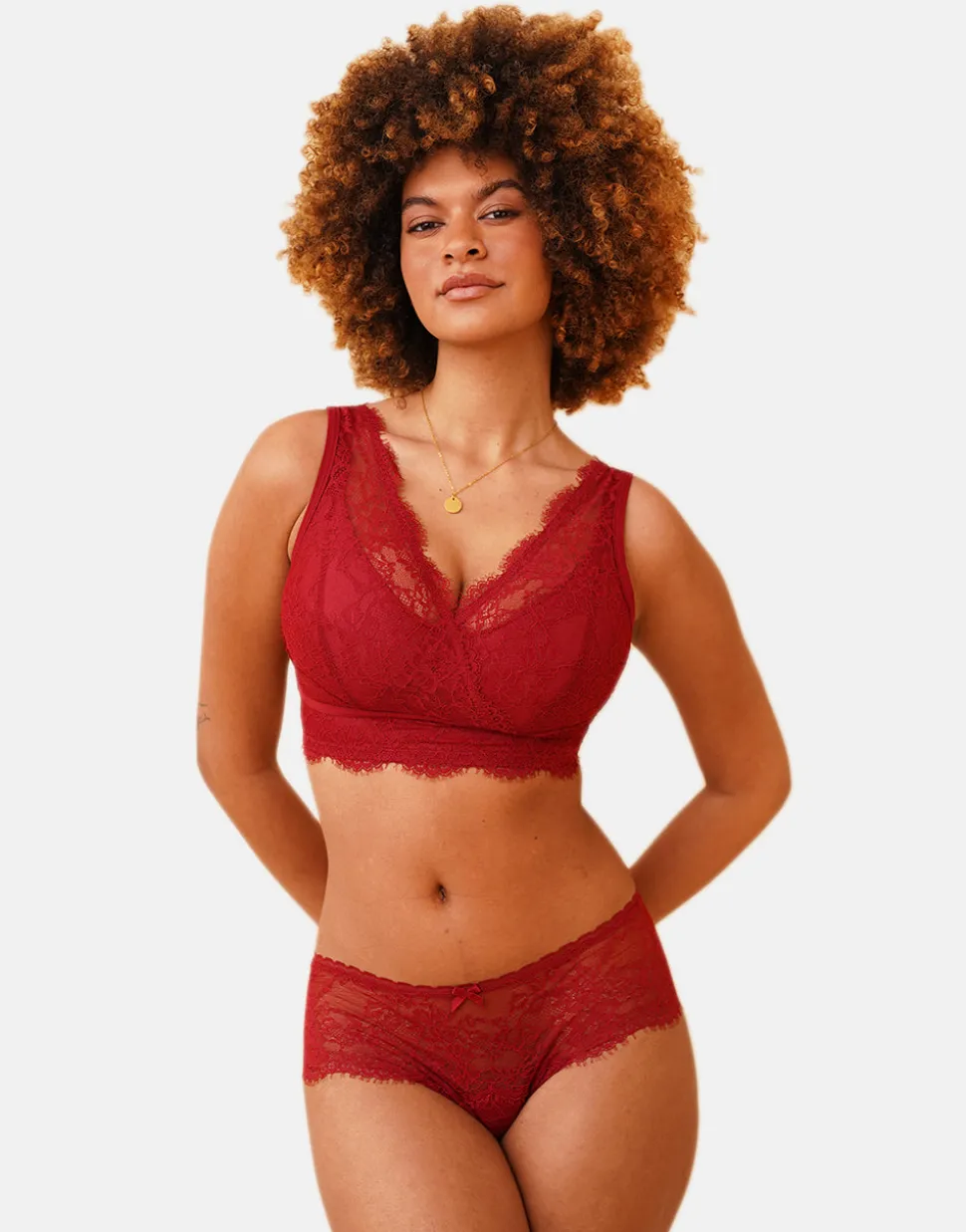 Panty Emilia burgundy