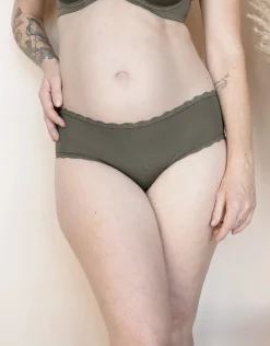 Panty-Set 2x Basic olive