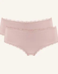 Panty-Set 2x Basic rose