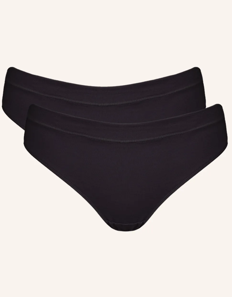 String-Set 2x Cotton Basic black