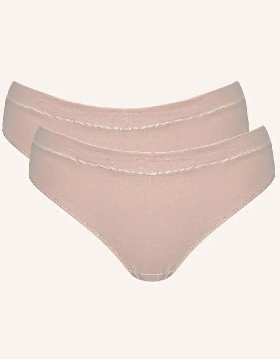 String-Set 2x Cotton Basic cappuccino
