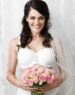 Strumpfhalter Diamond ivory