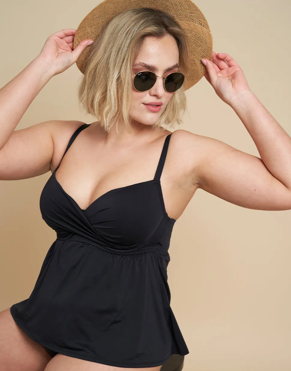 Tankini-Top Nizza black