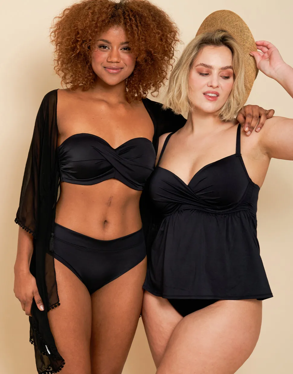 Tankini-Top Nizza black