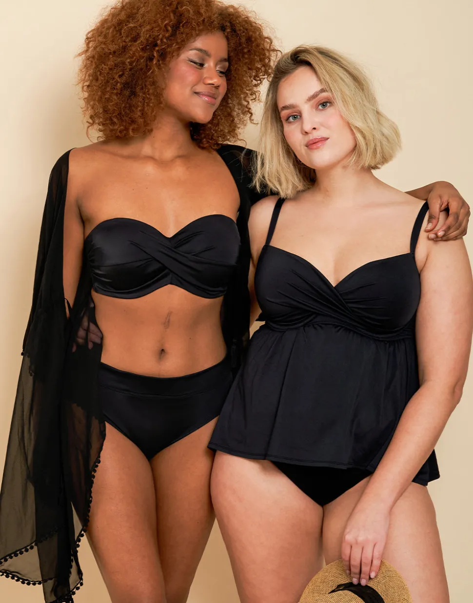 Tankini-Top Nizza black