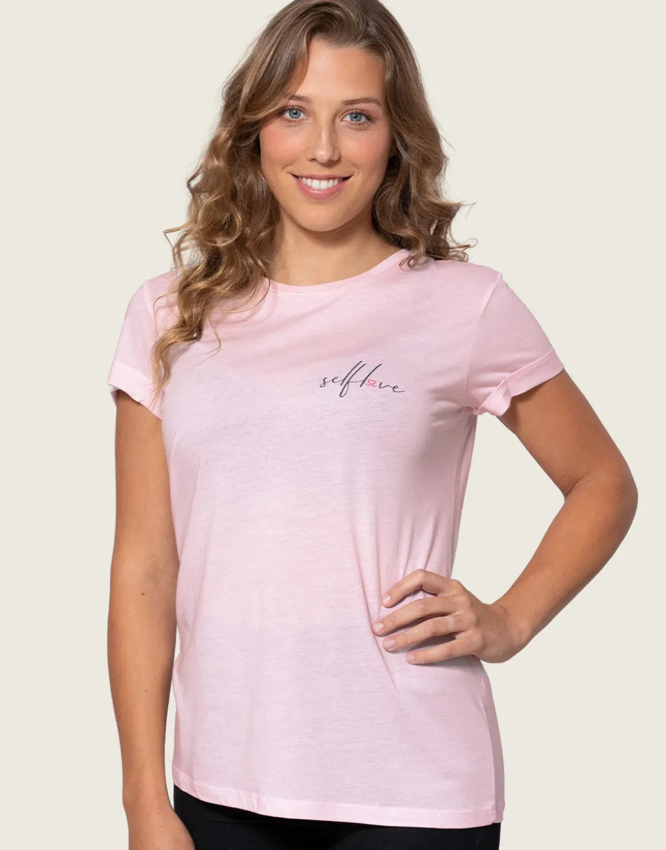 T-Shirt Selflove rosé